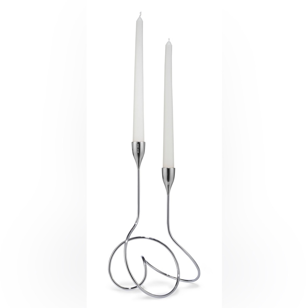 Black + Blum's unique Loop Candelabra - Chromed Steel - NEW IN BOX